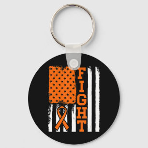 Flag Leukämie Krebsgeschenk für Leukämie Schlüsselanhänger
