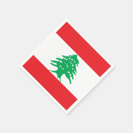 Flag Libanon Papier Napkins Serviette