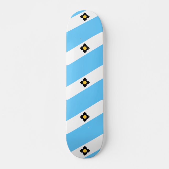 Flag Madison, Wisconsin Skateboard (Vorne)