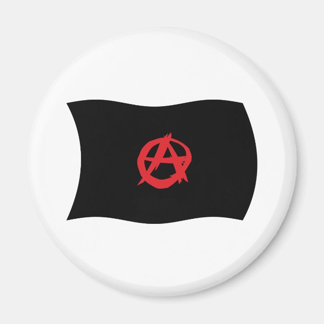 Flag Magnet der Anarchistenbewegung (Vorne)