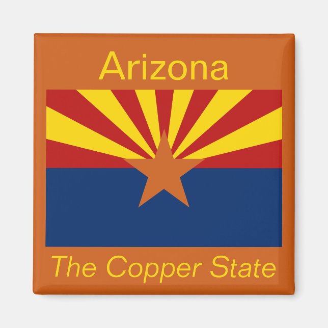 Flag Magnet für Arizona (Vorne)