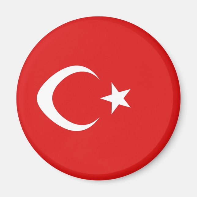 Flag Magnet für die Türkei (Vorne)