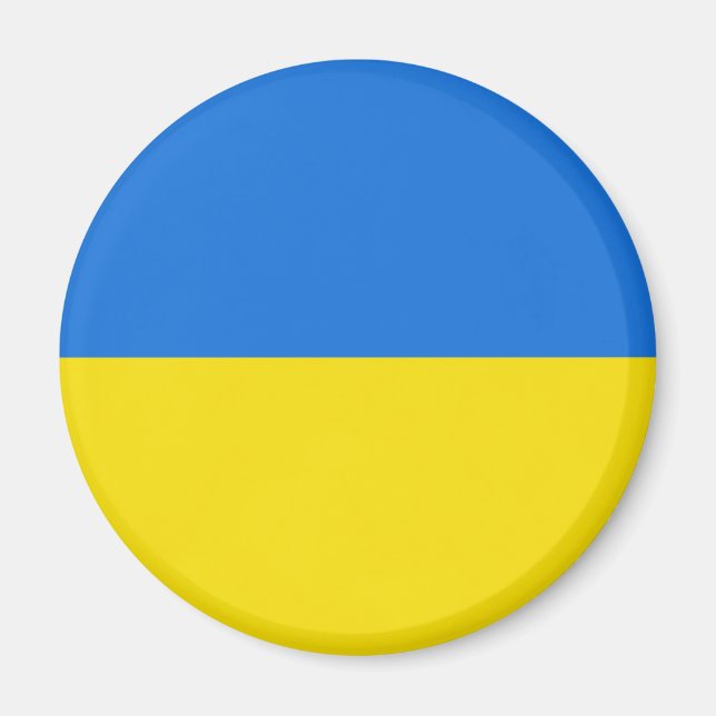 Flag Magnet für die Ukraine (Vorne)