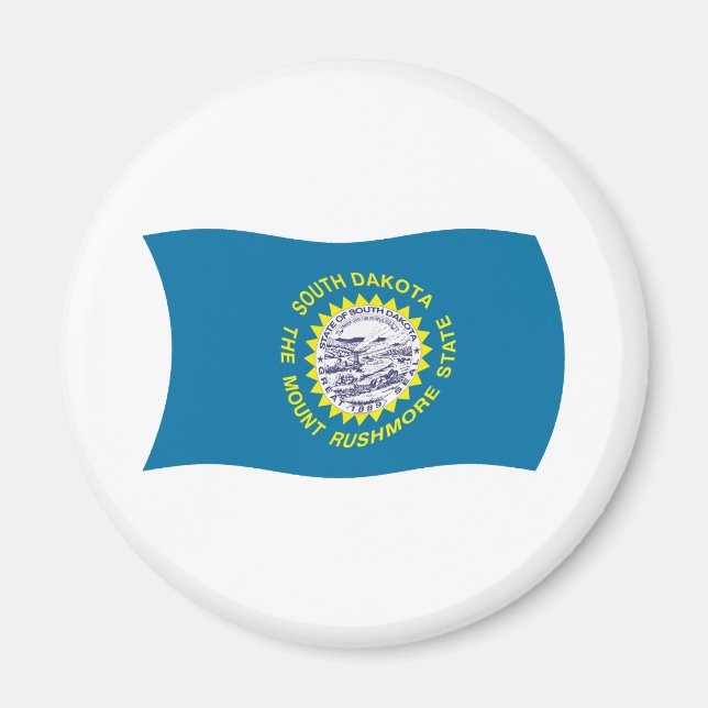 Flag Magnet für Süddakota (Vorne)