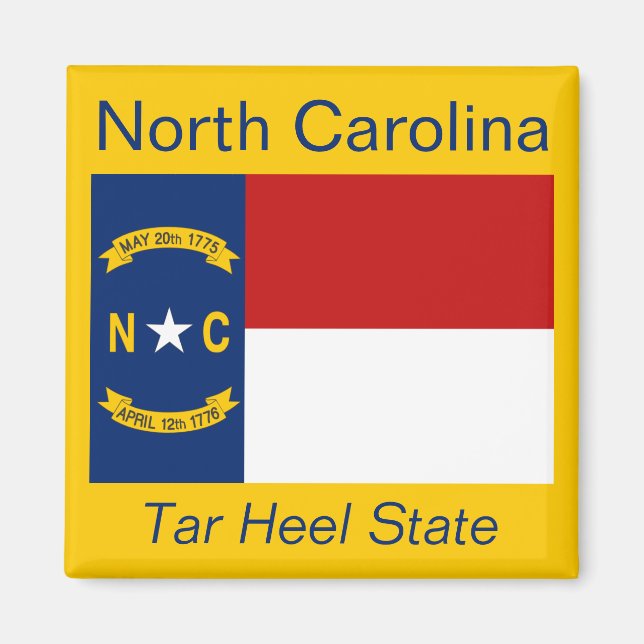 Flag Magnet North Carolina (Vorne)