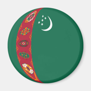 Flag Magnet Turkmenistan