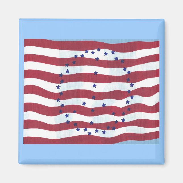 Flag-Magnete für US Flagge Magnet (Vorne)