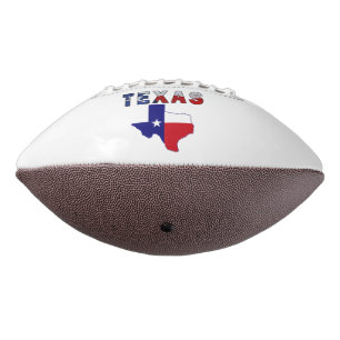 Flag Map With Texas Football