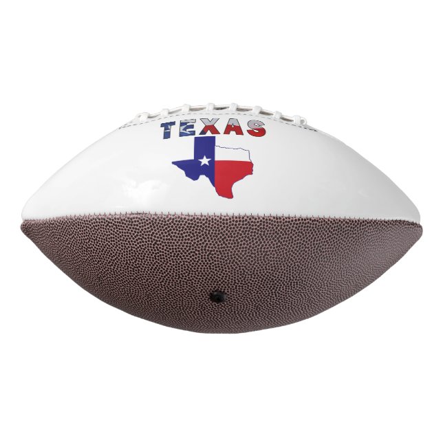 Flag Map With Texas Football (Gedreht 270)