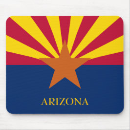Flag-Maus-Pad für Arizona-Staat Text anpassen Mousepad