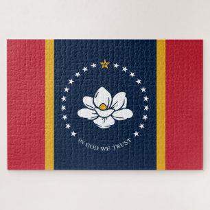 Flag Mississippi - Neue Magnolienflagge