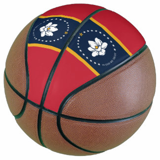 Flag Mississippi - Neue Magnolienflagge Basketball