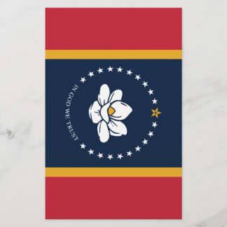 Flag Mississippi - Neue Magnolienflagge Flyer
