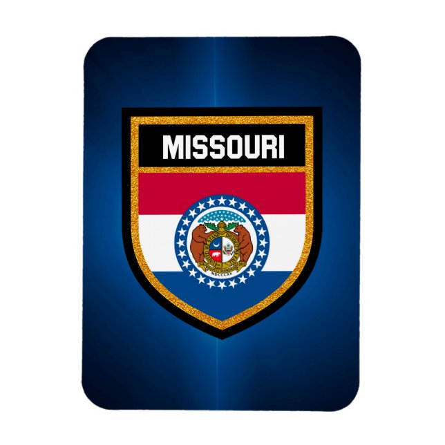 Flag Missouri Magnet (Vertikal)