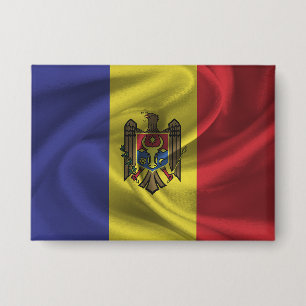 Flag Moldau Button