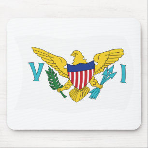 Flag Mousepad der US-Jungfrau