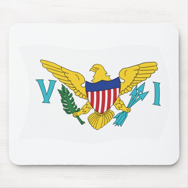 Flag Mousepad der US-Jungfrau (Vorne)