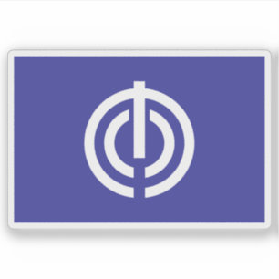 Flag Naha, Okinawa, Japan Aufkleber