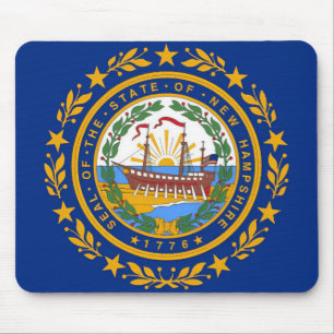 Flag New Hampshire Mousepad