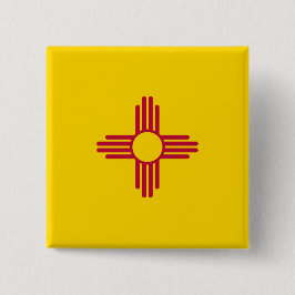 Flag New Mexico (US-Staat) Button