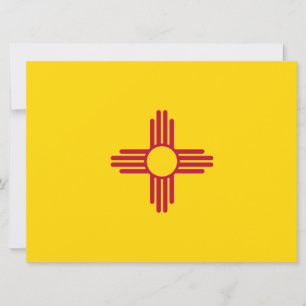 Flag New Mexico (US-Staat) Karte
