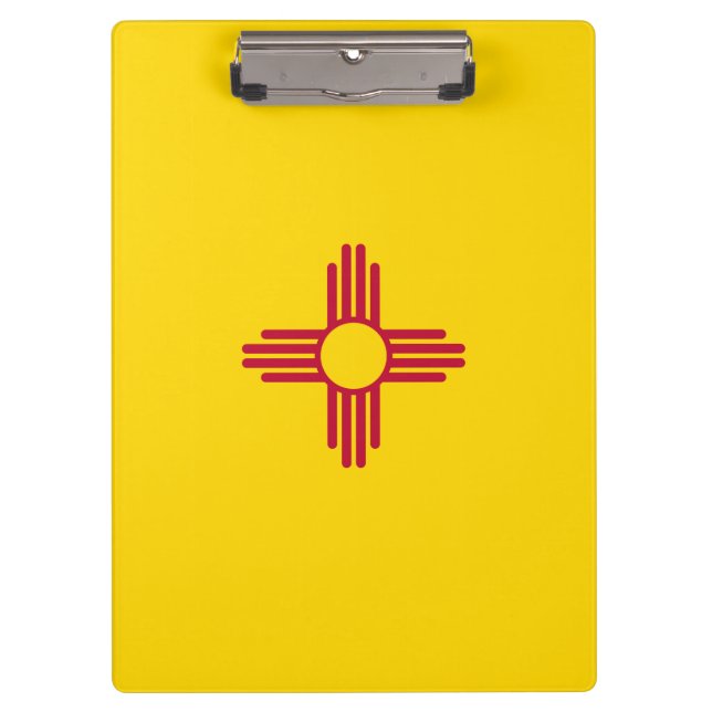 Flag New Mexico (US-Staat) Klemmbrett (Vorderseite)