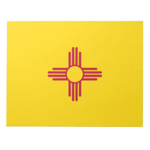 Flag New Mexico (US-Staat) Notizblock