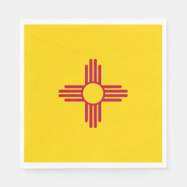 Flag New Mexico (US-Staat) Serviette
