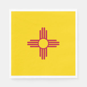 Flag New Mexico (US-Staat) Serviette