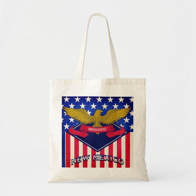 Flag New Mexico USA Tragetasche (Vorne)