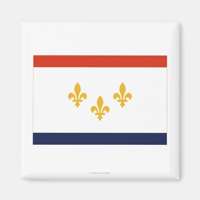 Flag New Orleans Magnet (Vorne)