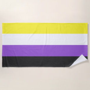Flag "Non-Binary Pride" Strandtuch