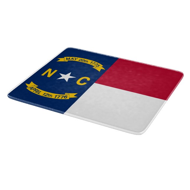 Flag North Carolina Schneidebrett (Ecke)