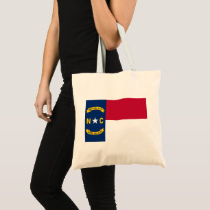 Flag North Carolina Tragetasche