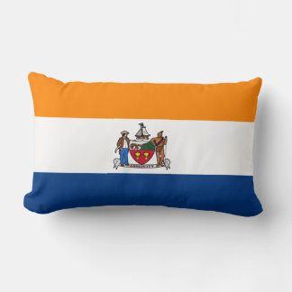 Flag of Albany, New York Lendenkissen