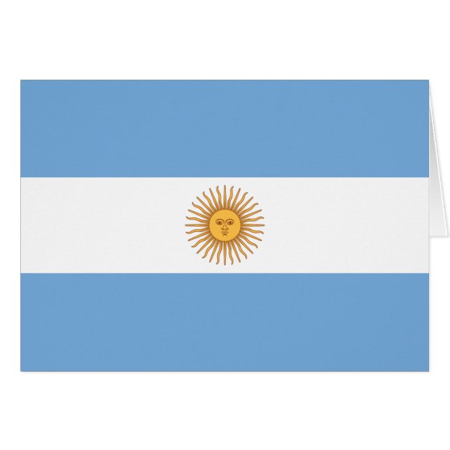 Flag of Argentina (Vorderseite (Horizontal))