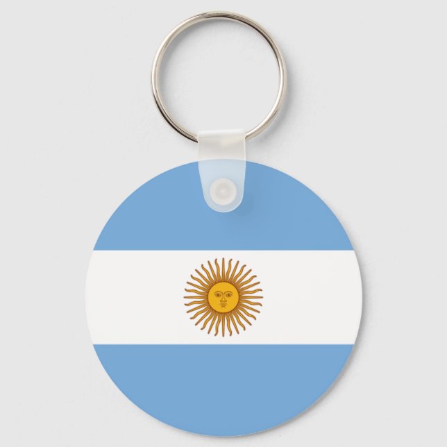 Flag of Argentina - Bandera Schlüsselanhänger (Vorderseite)
