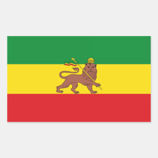 Flag_of_Äthiopien_(1897-1936;_1941-1974).png Rechteckiger Aufkleber