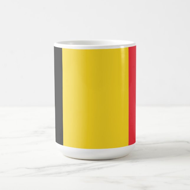 Flag of Belgium Kaffeetasse (Mittel)