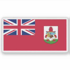 Flag of Bermuda, British Overseas Territory Aufkleber