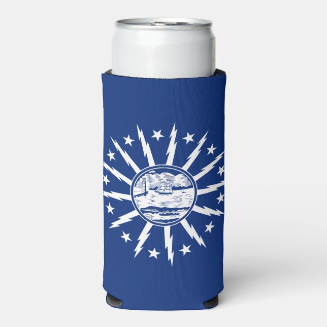 Flag of Buffalo, New York Selters Dosenkühler (Seltzer Vorderseite)