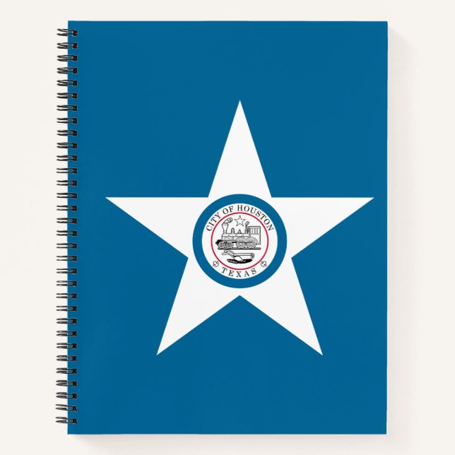 Flag of city of Houston, Texas Notebook Notizbuch (Vorderseite)