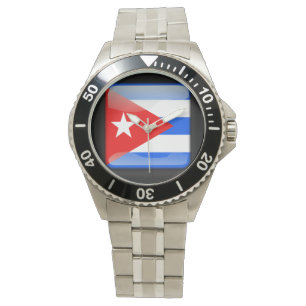 Flag_of_Cuba Armbanduhr