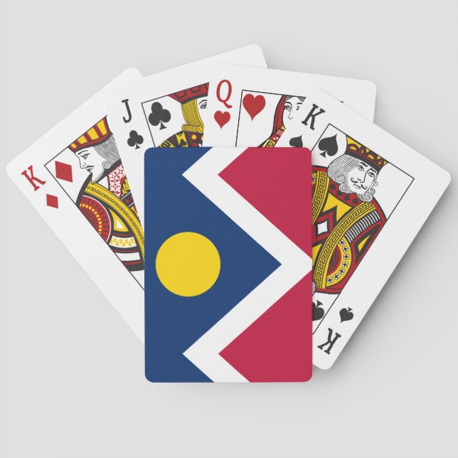 Flag of Denver, Colorado Spielkarten (Rückseite)