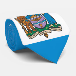 Flag of Edmonton (Alberta, Canada) Krawatte