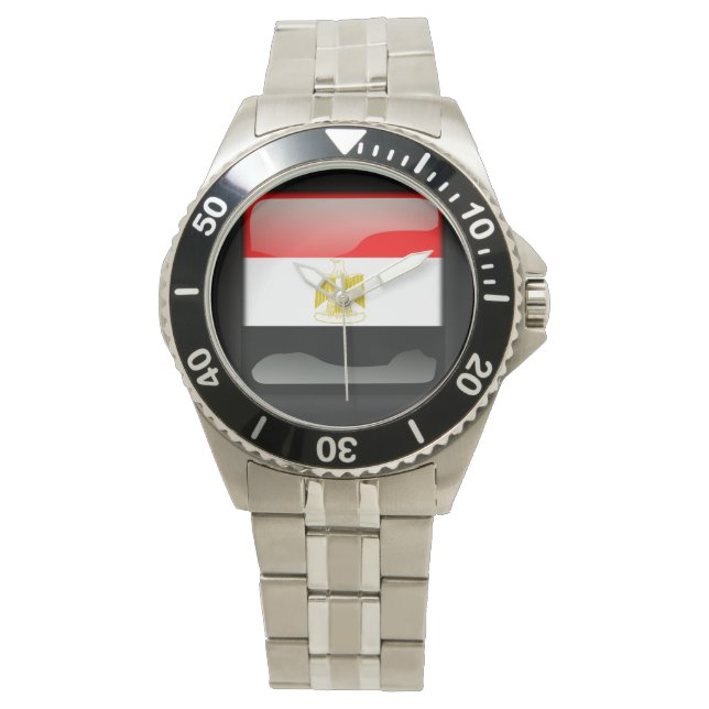 Flag_of_Egypt Armbanduhr (Vorderseite)