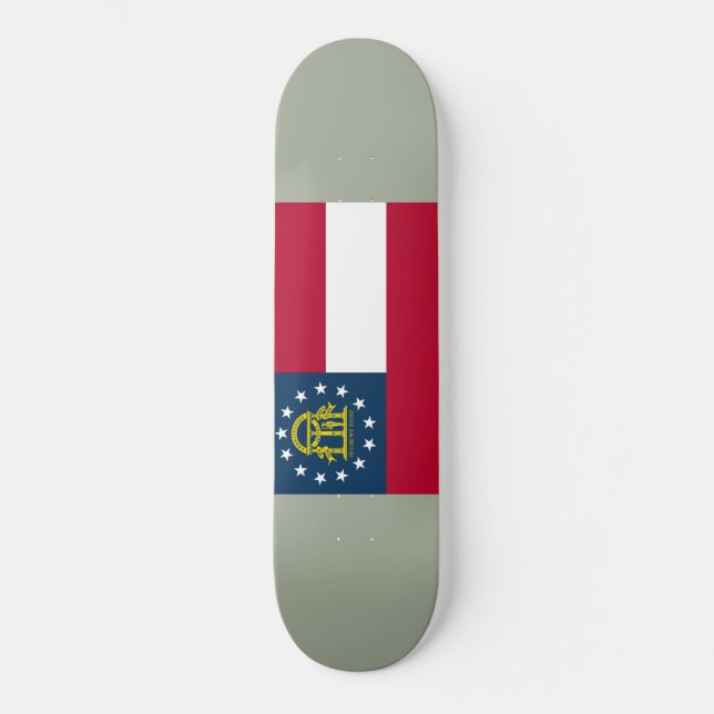 Flag of Georgia (US State) Skateboard (Vorderseite)