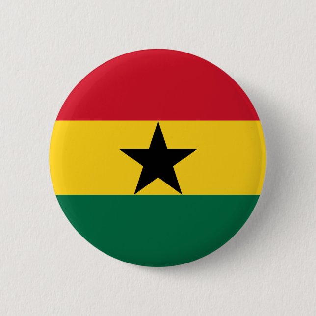 Flag of Ghana Button (Vorderseite)