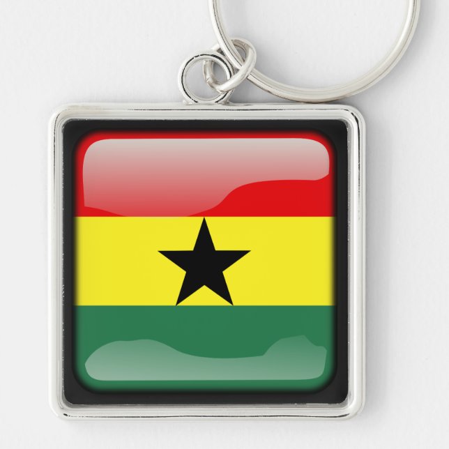 Flag_of_Ghana Schlüsselanhänger (Vorne)