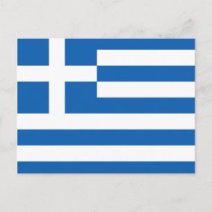 Flag of Greece Postkarte